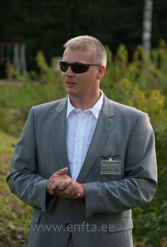 Deputy Major of Tartu Raimond Tamm gives a warm welcome to Tartu county